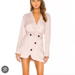 Marissa Webb Blush Mini Suit Dress